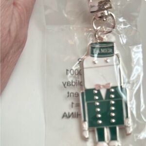 La Mer Green and Silver Key Holder